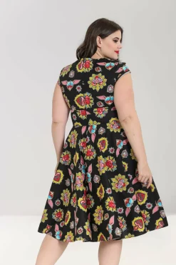 Fashion Amias 50'S Dress Women Midi Dresses