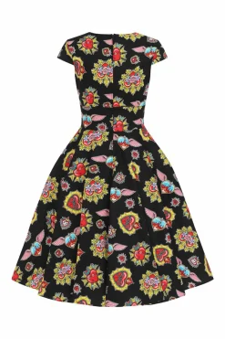 Fashion Amias 50'S Dress Women Midi Dresses