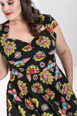 Fashion Amias 50'S Dress Women Midi Dresses