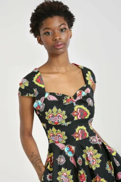 Fashion Amias 50'S Dress Women Midi Dresses