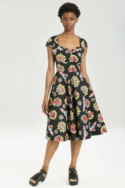 Fashion Amias 50'S Dress Women Midi Dresses