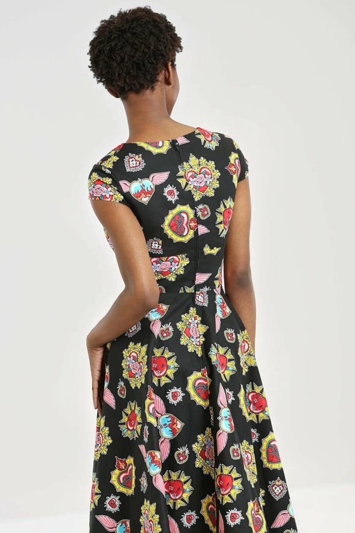 Fashion Amias 50'S Dress Women Midi Dresses