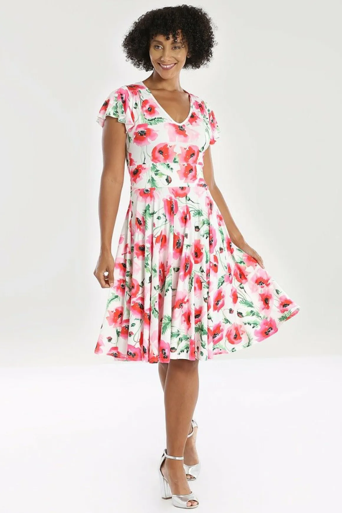 Flash Sale Aquarelle Dress Plus Size Women Knee Dresses