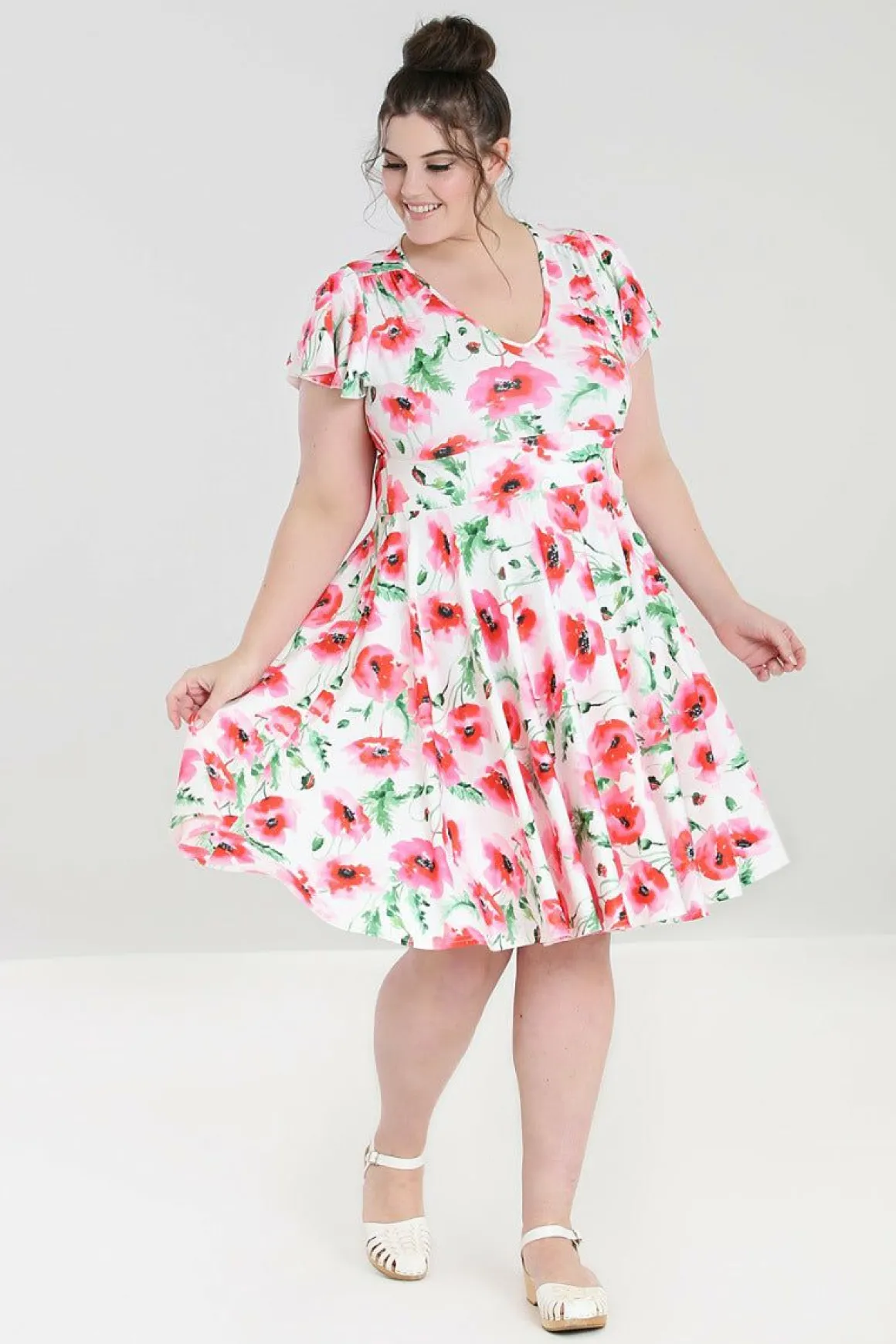 Flash Sale Aquarelle Dress Plus Size Women Knee Dresses