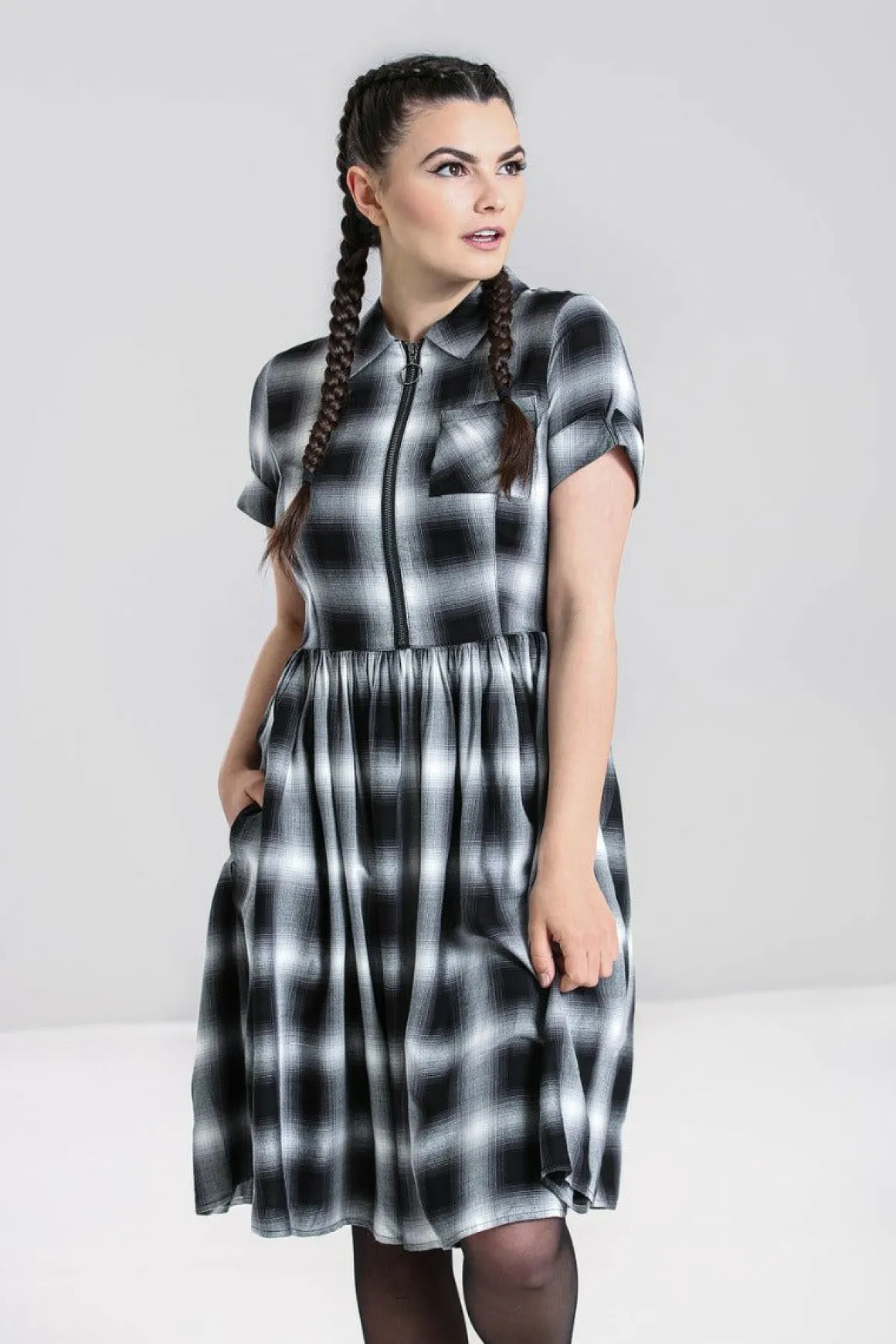 Fashion Avril Mid Dress Women Knee Dresses