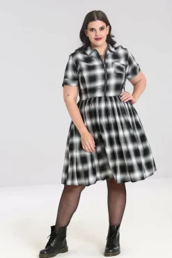 Fashion Avril Mid Dress Women Knee Dresses