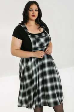 Cheap Avril Pinafore Dress Women Midi Dresses