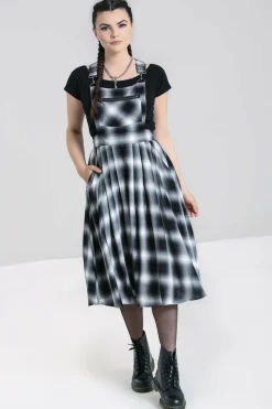 Cheap Avril Pinafore Dress Women Midi Dresses
