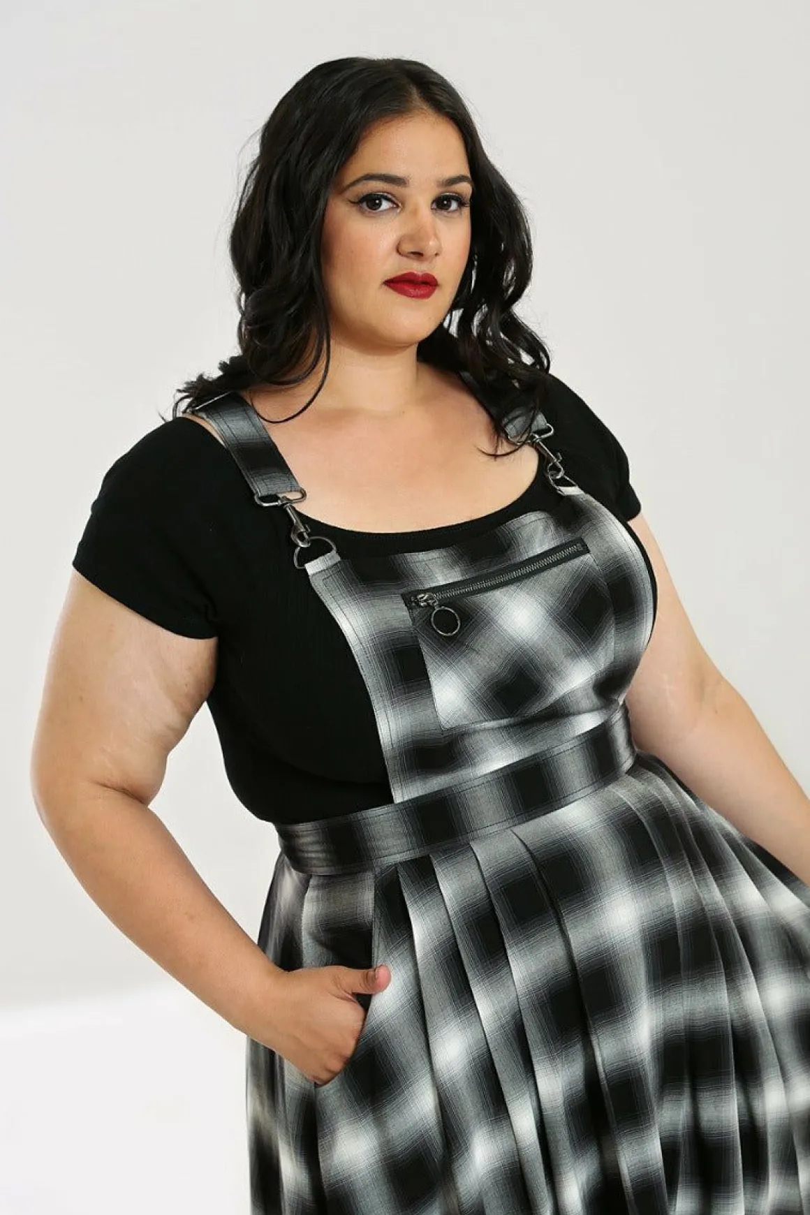 Cheap Avril Pinafore Dress Women Midi Dresses