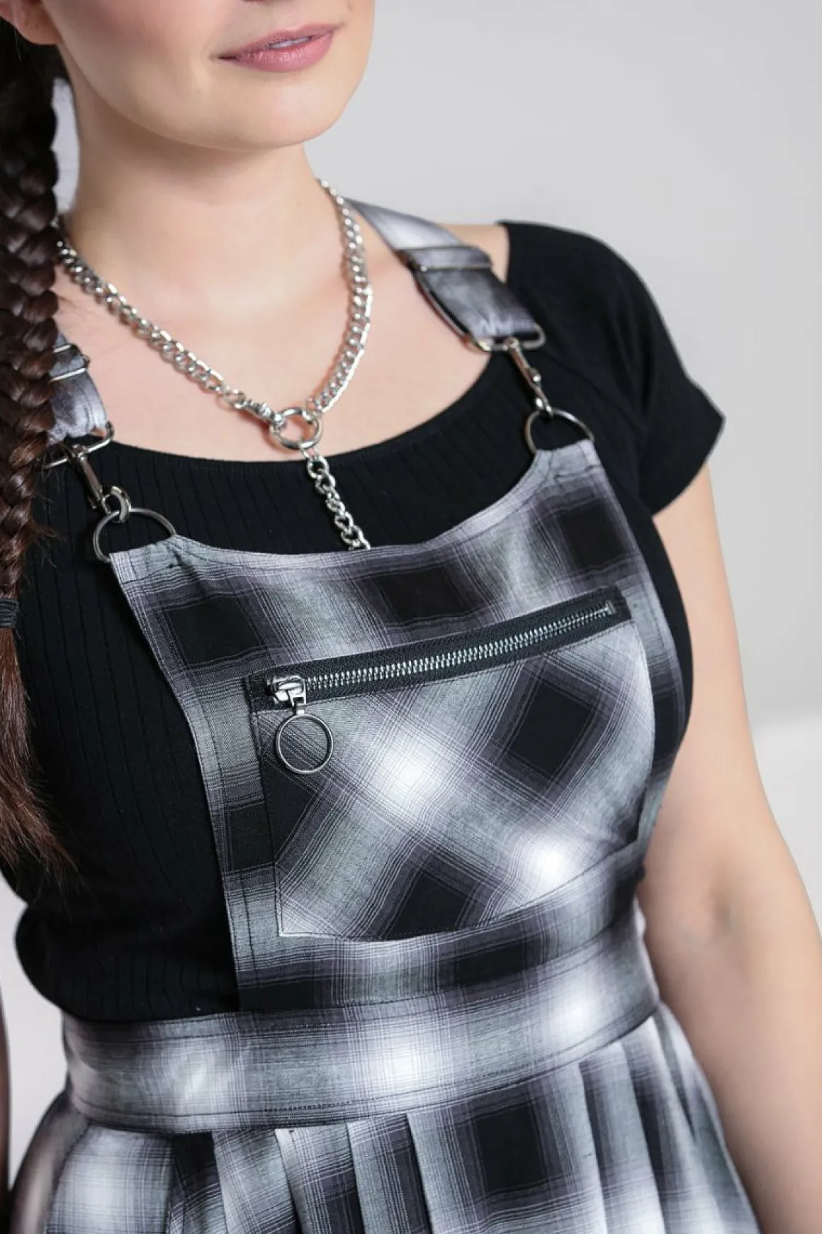 Cheap Avril Pinafore Dress Women Midi Dresses