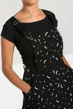 Sale Bat Pinafore Dress Women Mini Dresses