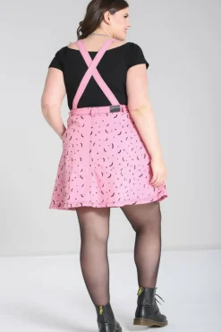 Fashion Bat Pinafore Dress Women Mini Dresses