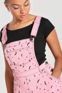 Fashion Bat Pinafore Dress Women Mini Dresses