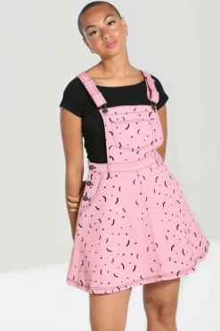 Fashion Bat Pinafore Dress Women Mini Dresses