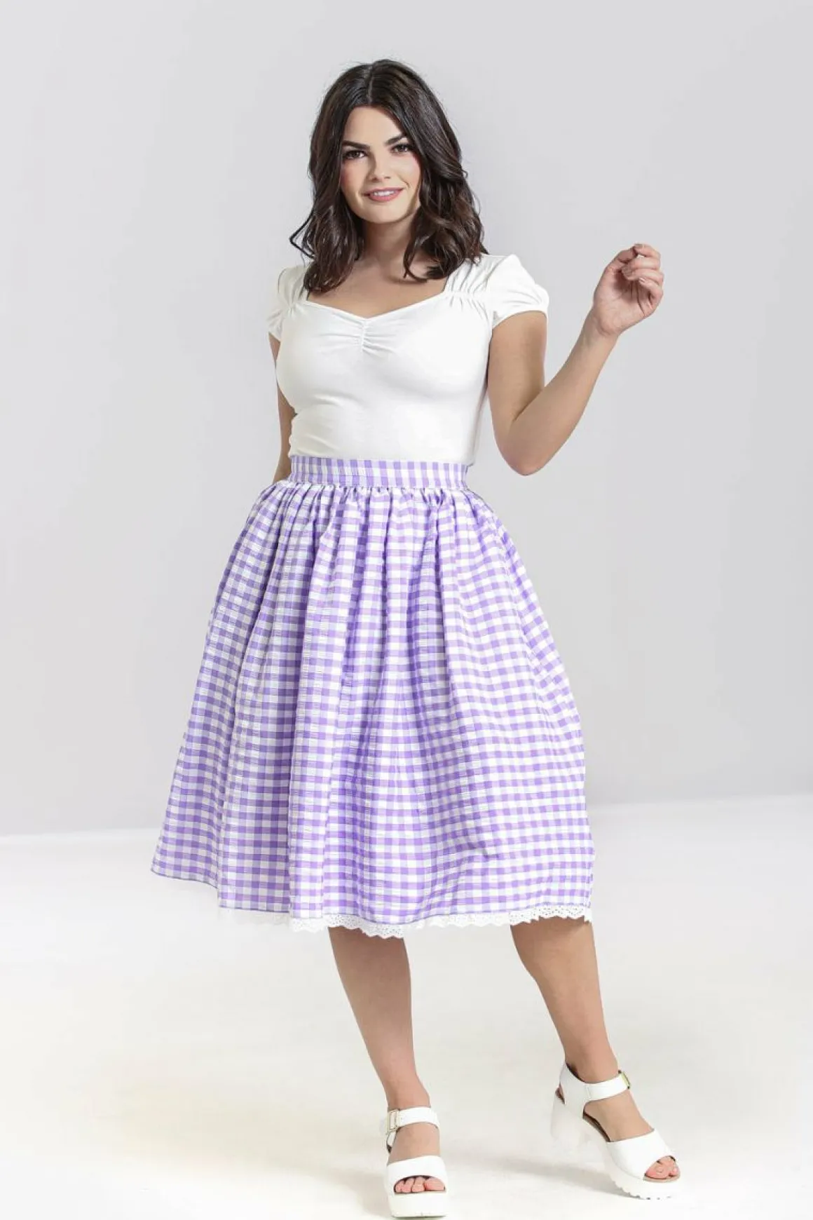 Shop Bb 50'S Skirt Women Midi Skirts