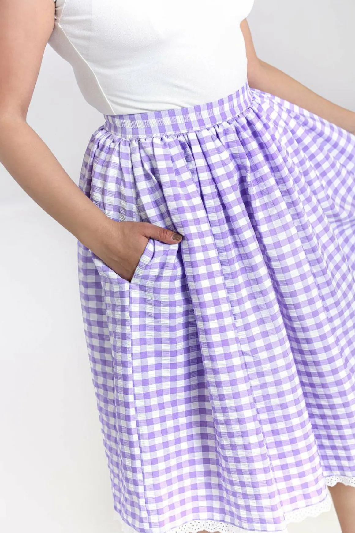 Shop Bb 50'S Skirt Women Midi Skirts