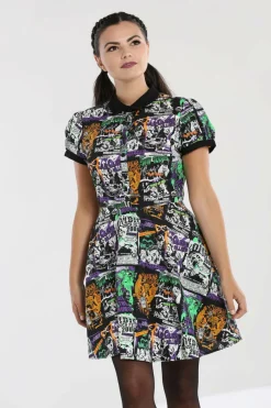 Sale Be Afraid Mini Dress Women Mini Dresses