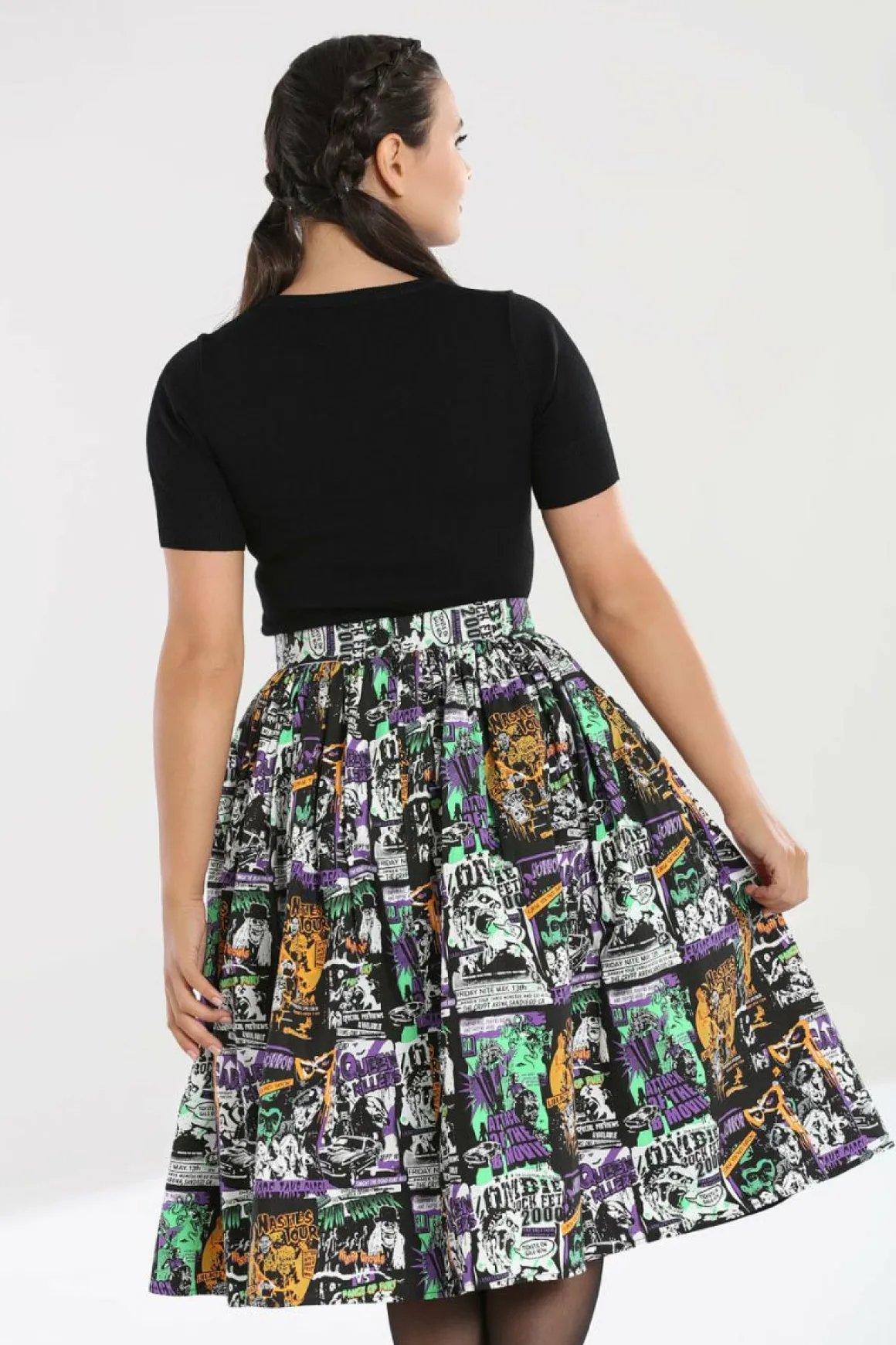 Discount Be Afraid 50'S Skirt Women Midi Skirts