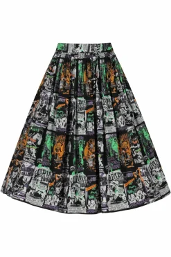 Discount Be Afraid 50'S Skirt Women Midi Skirts