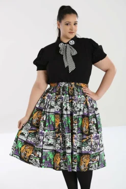 Discount Be Afraid 50'S Skirt Women Midi Skirts
