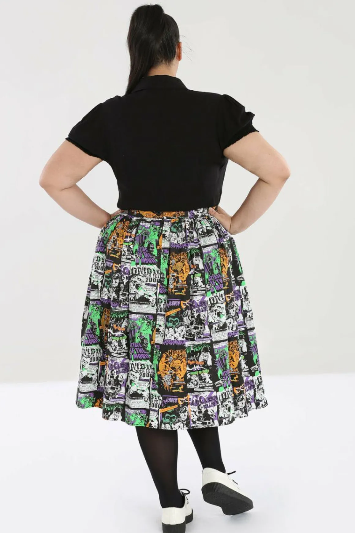 Discount Be Afraid 50'S Skirt Women Midi Skirts