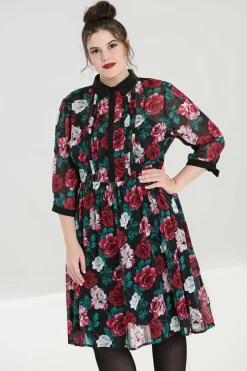 Flash Sale Bed Of Roses Dress Women Knee Dresses