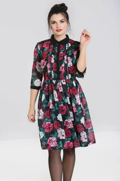 Flash Sale Bed Of Roses Dress Women Knee Dresses