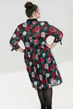 Flash Sale Bed Of Roses Dress Women Knee Dresses