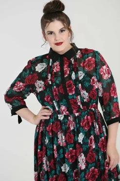 Flash Sale Bed Of Roses Dress Women Knee Dresses