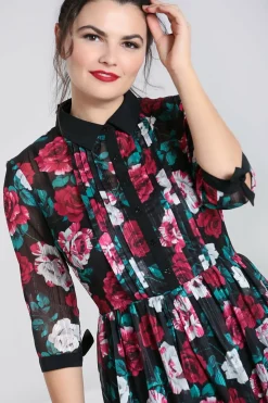 Flash Sale Bed Of Roses Dress Women Knee Dresses