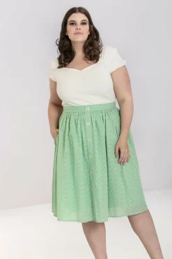 Cheap Celia 50'S Skirt Women Midi Skirts