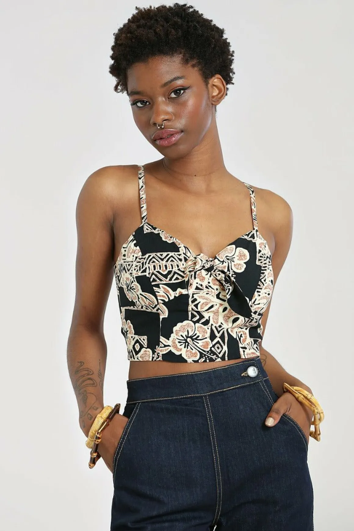 Outlet Dominique Crop Top Women Crop Tops