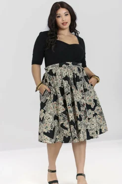 Clearance Dominique 50'S Skirt Women Midi Skirts