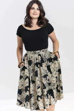 Clearance Dominique 50'S Skirt Women Midi Skirts
