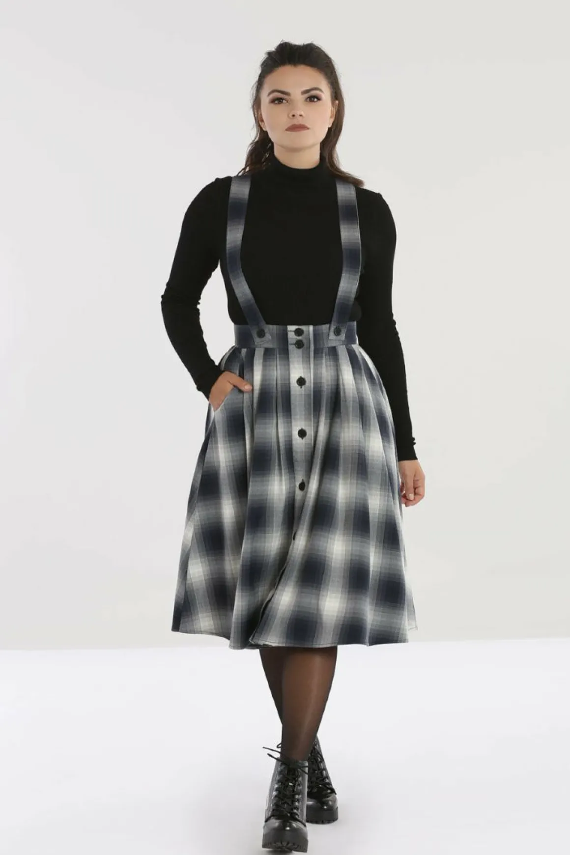 Outlet Eddystone Pinafore Skirt Women Midi Skirts