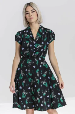 Fashion Good Luck Mid Dress Women Knee Dresses