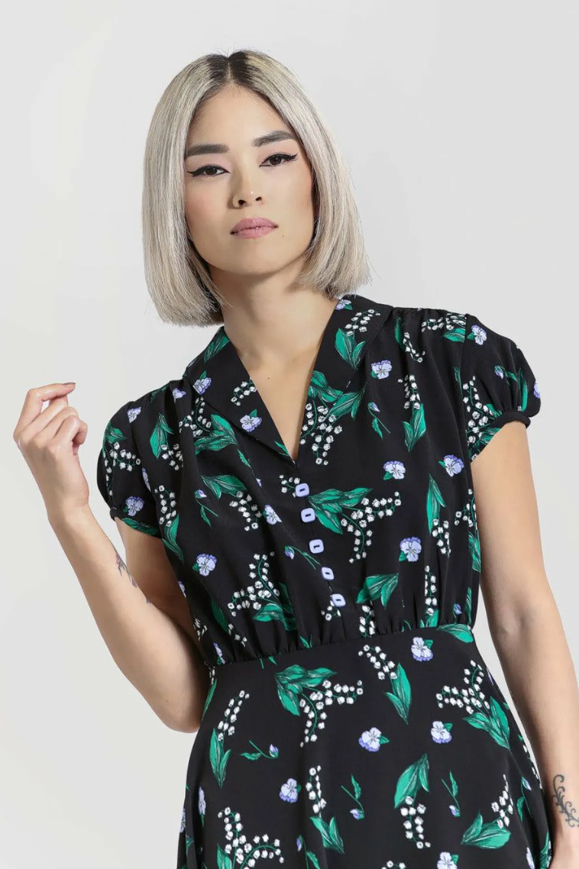 Fashion Good Luck Mid Dress Women Knee Dresses