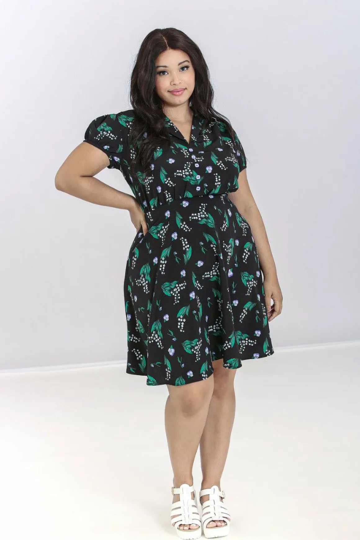 Fashion Good Luck Mid Dress Women Knee Dresses