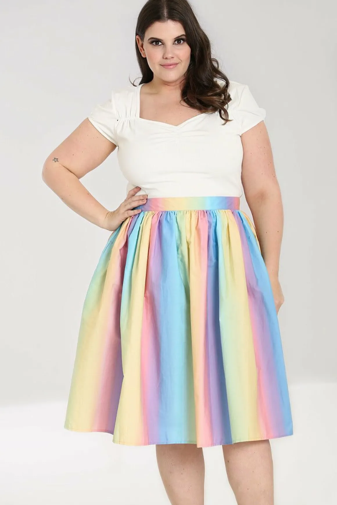 Fashion Halo 50'S Skirt Women Midi Skirts