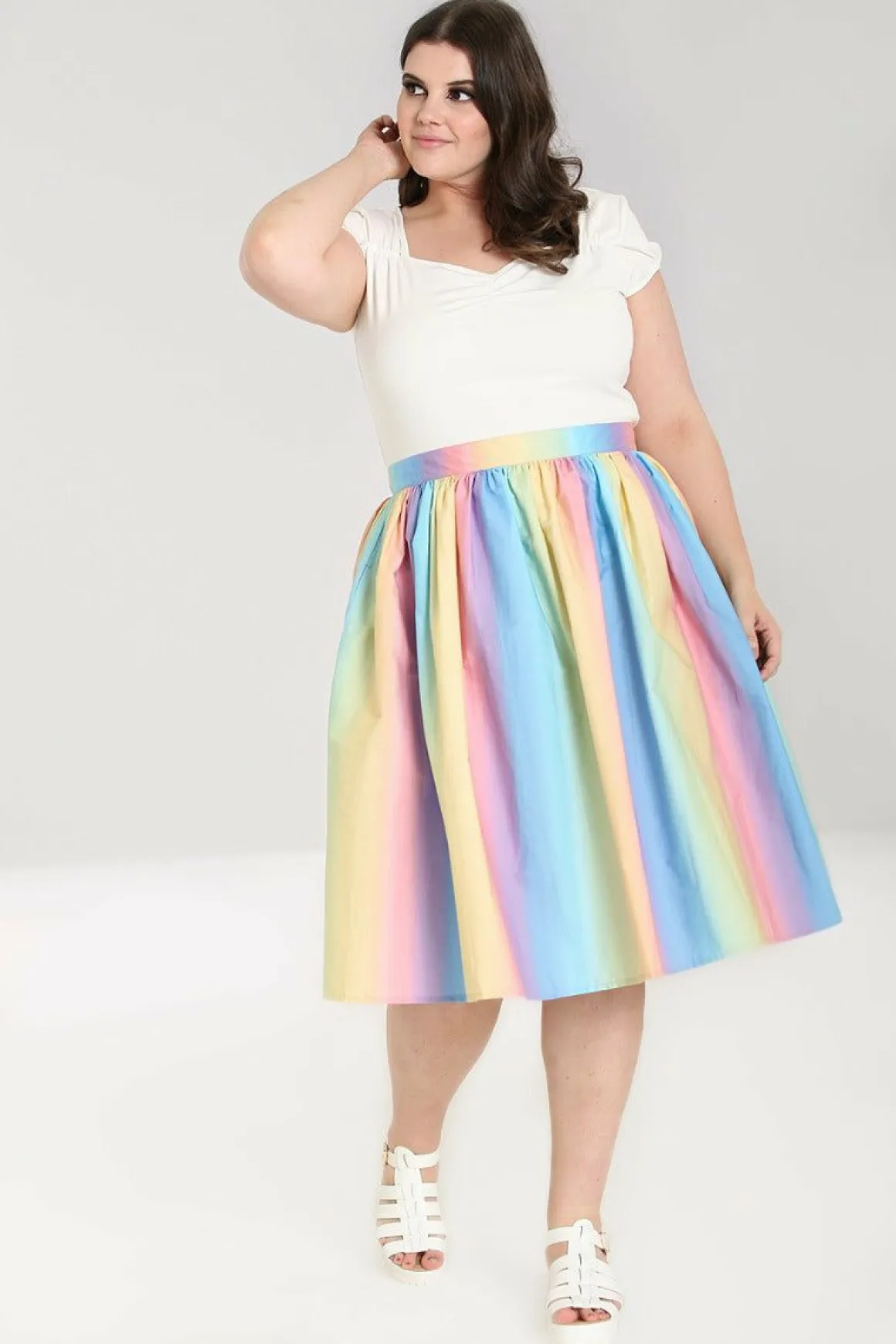 Fashion Halo 50'S Skirt Women Midi Skirts