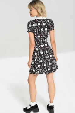 Hot Heart Lock Mini Dress Women Mini Dresses