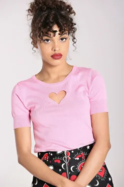 Discount Heart Top Women Knitted Tops