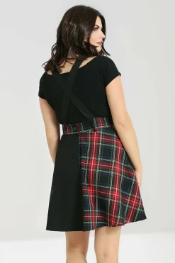 New Heather Pinafore Dress Women Mini Dresses
