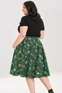 Hot Hex 50'S Skirt Women Midi Skirts