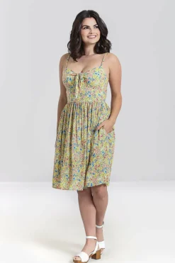 New Ingalls Bow Dress Women Knee Dresses