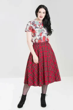 Hot Irvine 50'S Skirt Women Midi Skirts