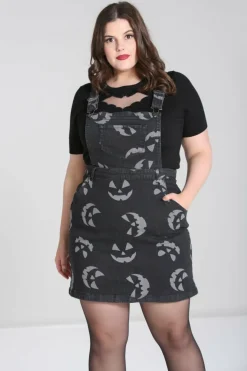 Fashion Jack-O-Lantern Pinafore Dress Women Dresses
