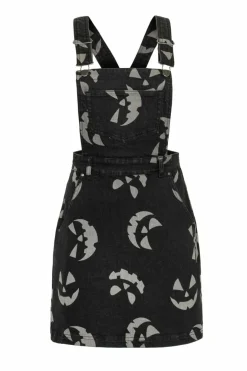 Fashion Jack-O-Lantern Pinafore Dress Women Dresses