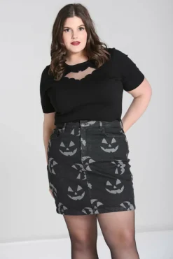 Sale Jack-O-Lantern Skirt Women Skirts