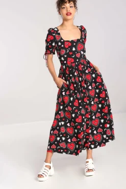 Hot Kate Heart Dress Women Maxi Dresses